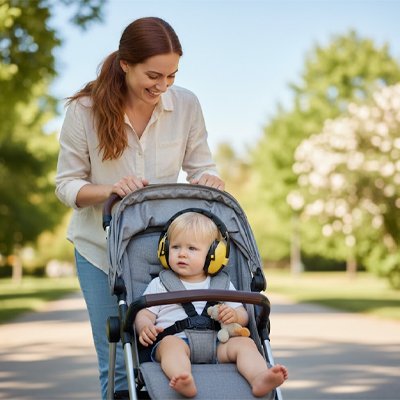 Casque anti bruit bébé
